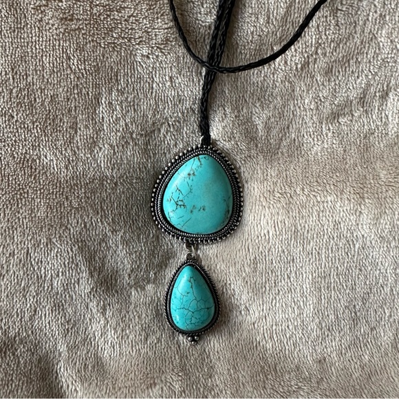 Amazonite pendant necklace - Picture 3 of 4
